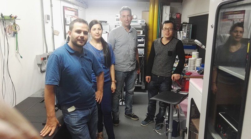 Colombia - LISUN engineer did installation and training for customer about LSG-1200A compact goniophotometer