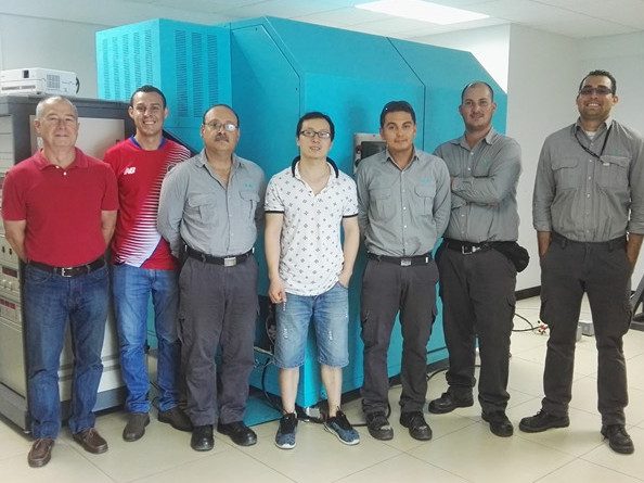 Costa Rica - Installation für eine Kugel mit konstanter Temperaturintegration, einen IK-Füllstandstester und einen IP-Wasserdichtigkeitstest