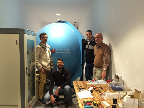 Europe - Installation and training LED test instruments in Spain, UK and Germany