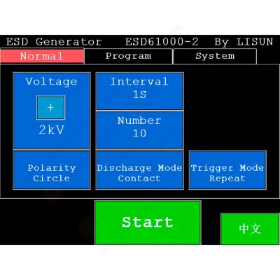 The difference between contact electrostatic and non-contact electrostatic 2 Electrostatic Discharge Simulator ESD61000 2 AL2