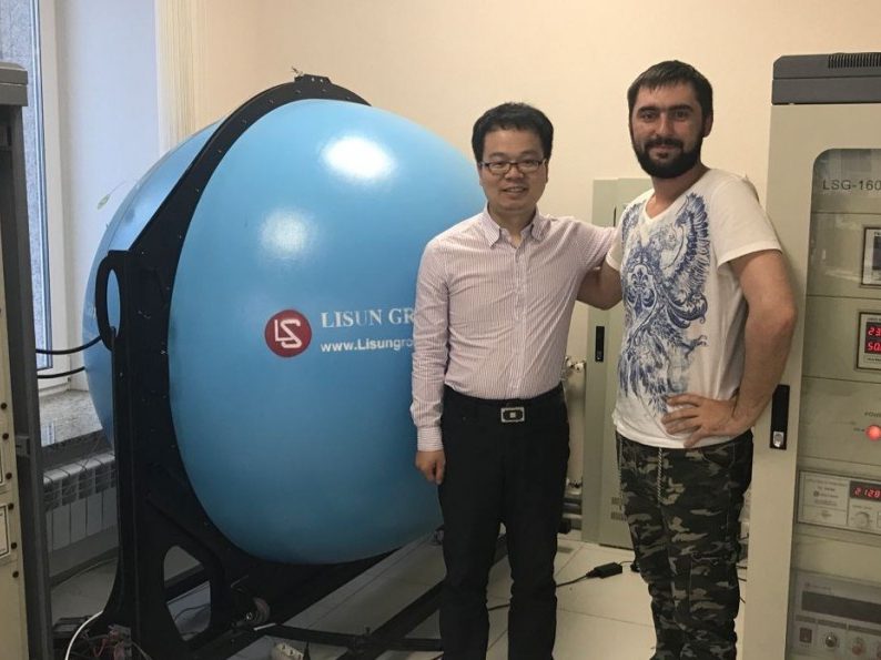 Russia – LISUN Engineer Continue to do Installation and Training about LSG-1600B Goniophotometer System and LPCE-2 Integrating Sphere System