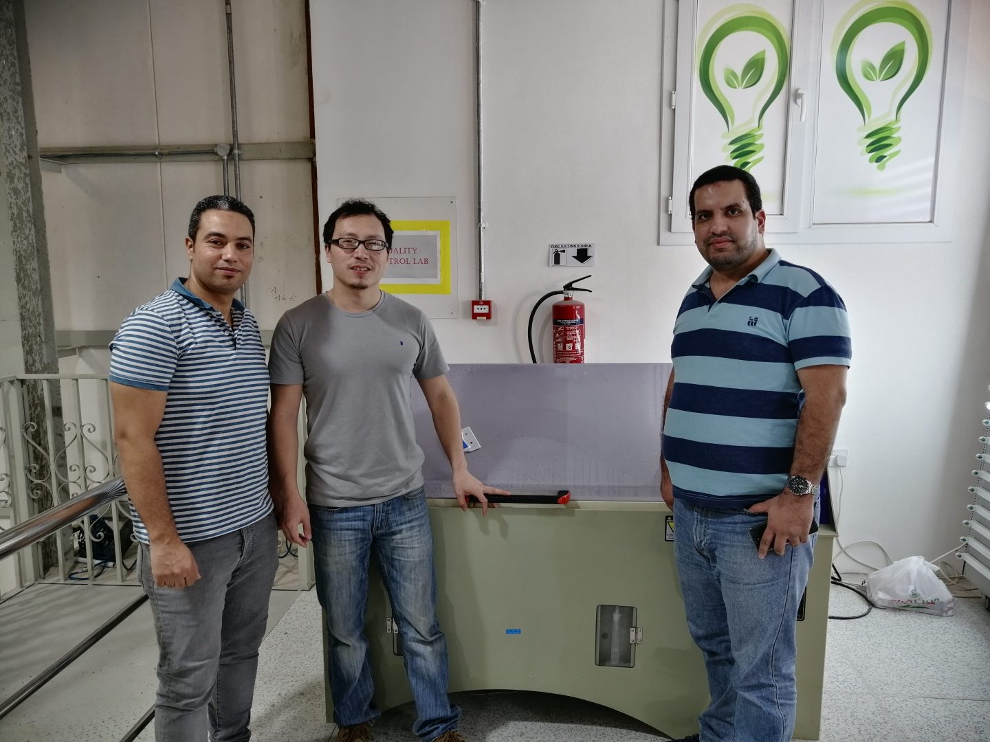 Qatar – LISUN engineer provide installation and training services for LSG-1700B Goniophotometer, YWX/Q-750 Salt Spray Chamber, JL-56 Waterproof Jet Test Device