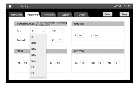 HM-700 standard light sources