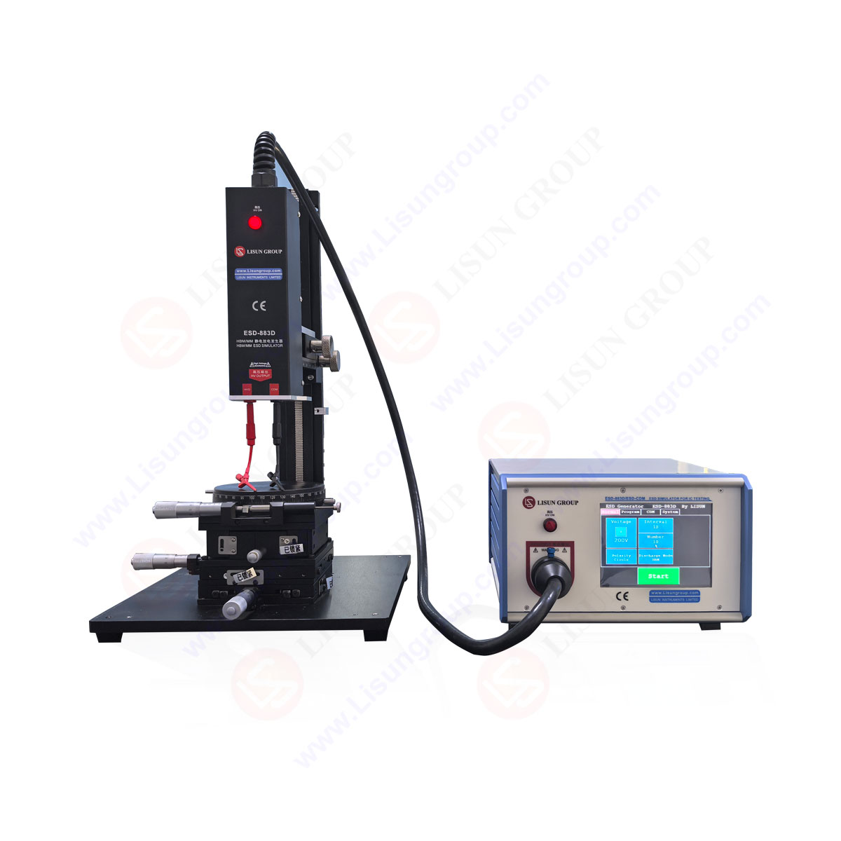 HBM/MM ESD Simulators for IC Testing