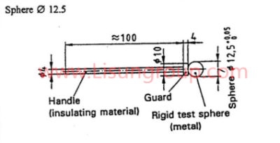 EN 60529 Chaged to IEC 60529 of Test Probe