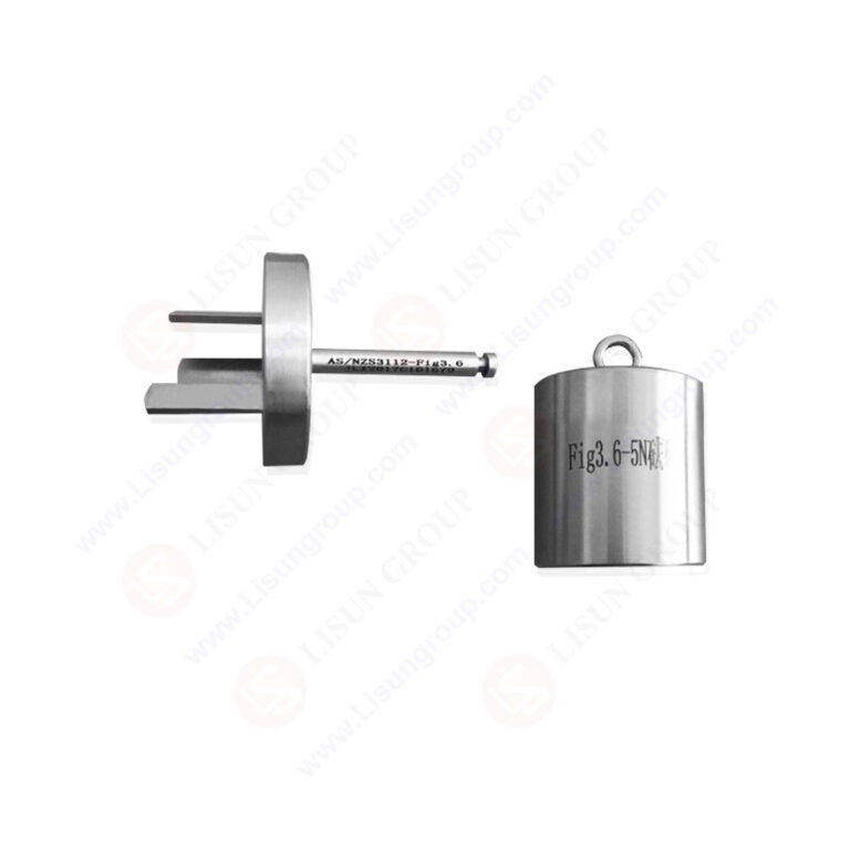 Thiết bị kiểm tra độ bền biến dạng ngang (Three-Pin Gauge) AS/NZS 3112 Hình 3.6