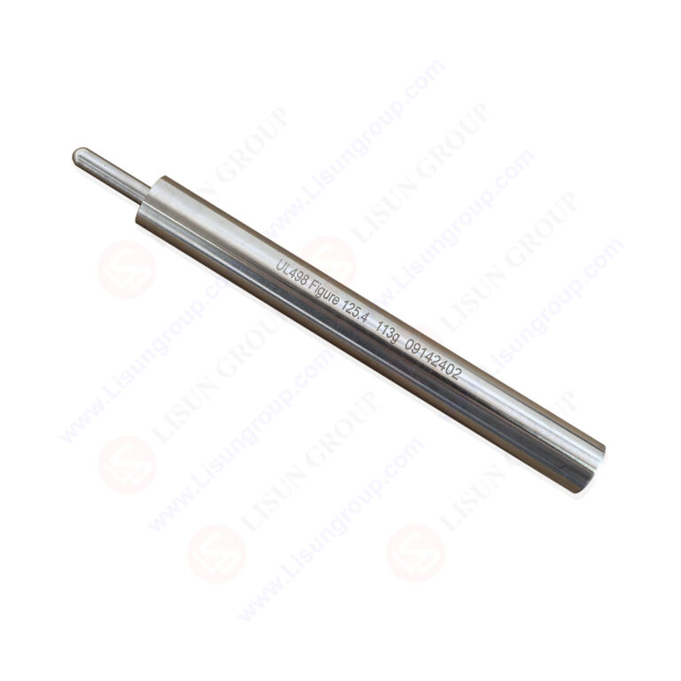 With standard UL 498 Figure 125.4 4 oz (113 g) Ground Pin