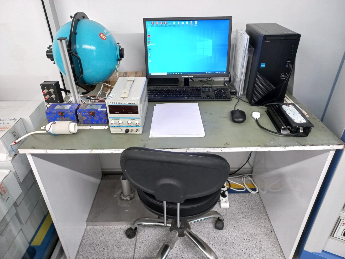 Turkey -Customers successfully operates LPCE -2 High Precision Spectroradiometer Integrating Sphere System by watching videos and user manual