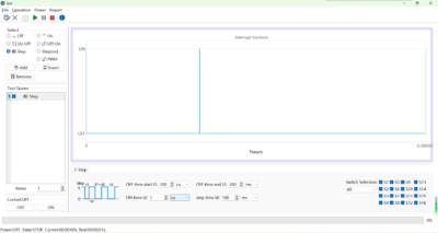Communication Line Fail Test Interface