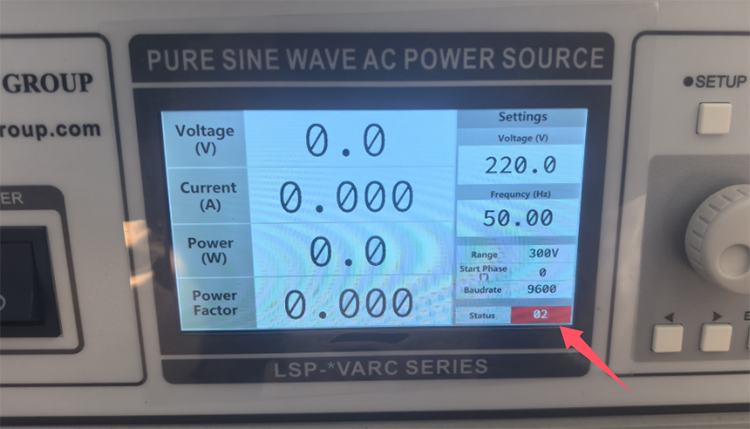 LISUN LSRF-3 Lamp Start, Run-up Time and Flicker Test System – After-sales Frequently Asked Questions (FAQ) 21 LPS Series AC Power Supply 02 Alarm