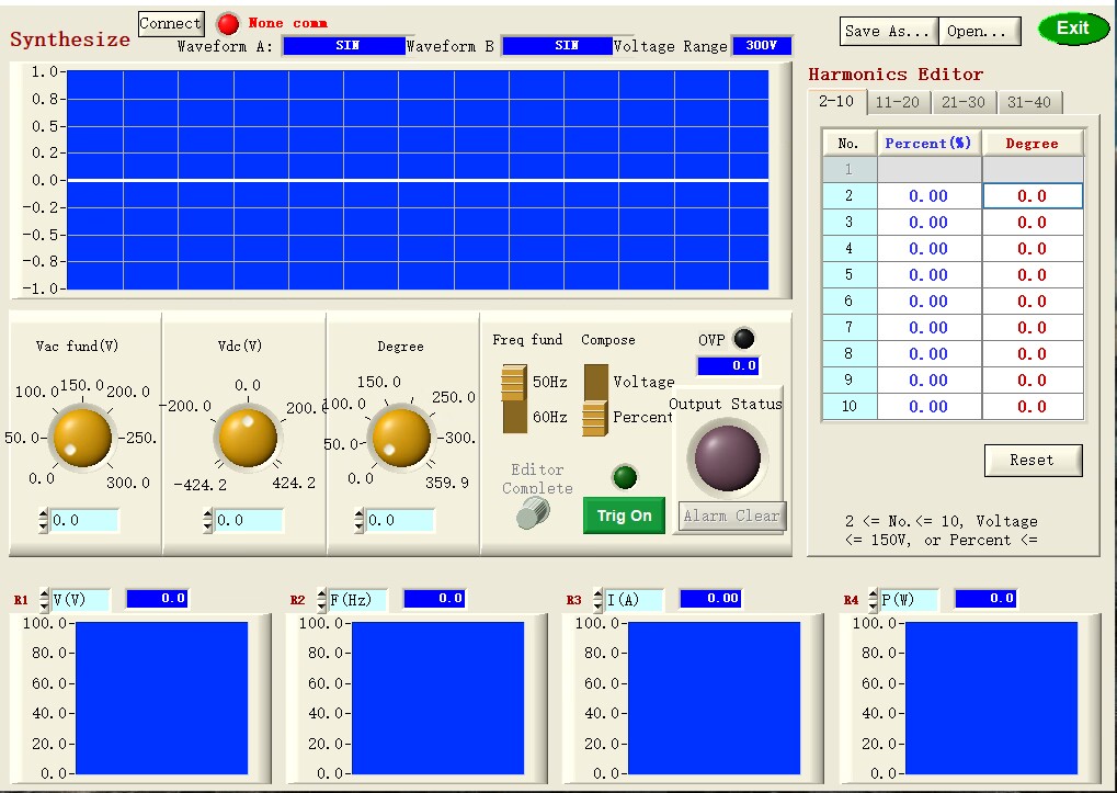 Programmable AC/DC Testing Power Supply System