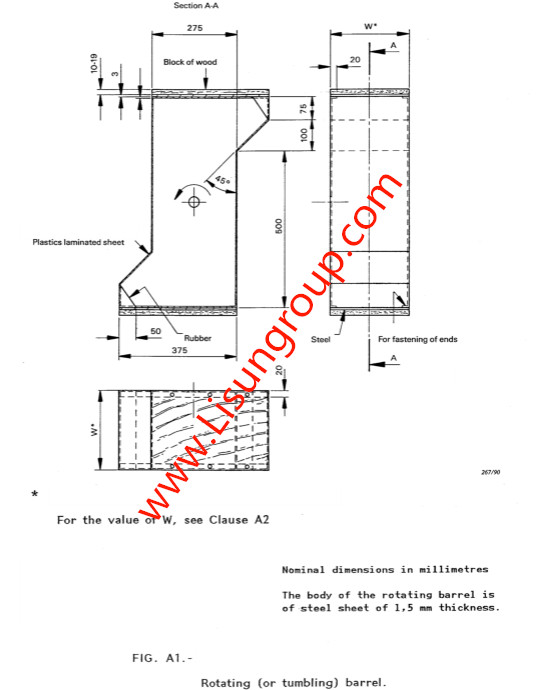 IEC 60068-2-31 Rotating Barrel Drop Test Machine