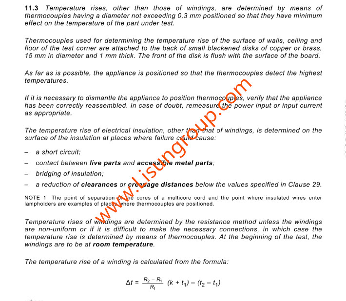 IEC60335-1 Clause 11 Black Test Corner | Temperature Rise Test Corner