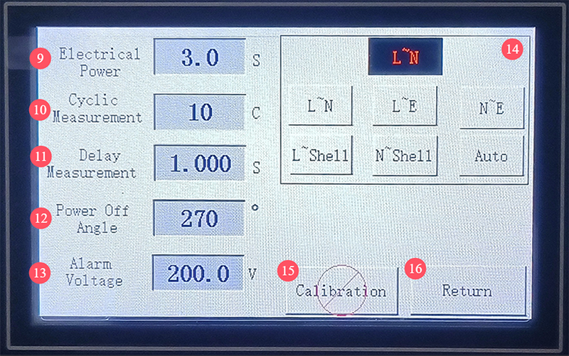 Figure 2 Set Interface of LS-RVT
