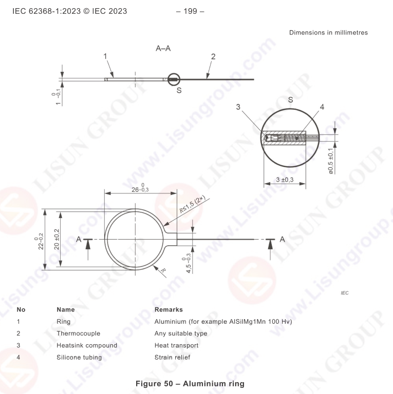 IEC 62368-1 Clause 9.6.2 Wireless Charging Foreign Object Temperature Rise Test Kit 2 5@8OMGX5Y3AZ 8O82K3