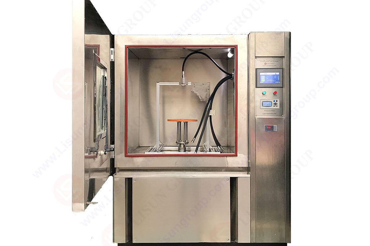 Automotive Connector Housing Protection Level Testing | IPX9 High-Temperature and High-Pressure Water Spray Test