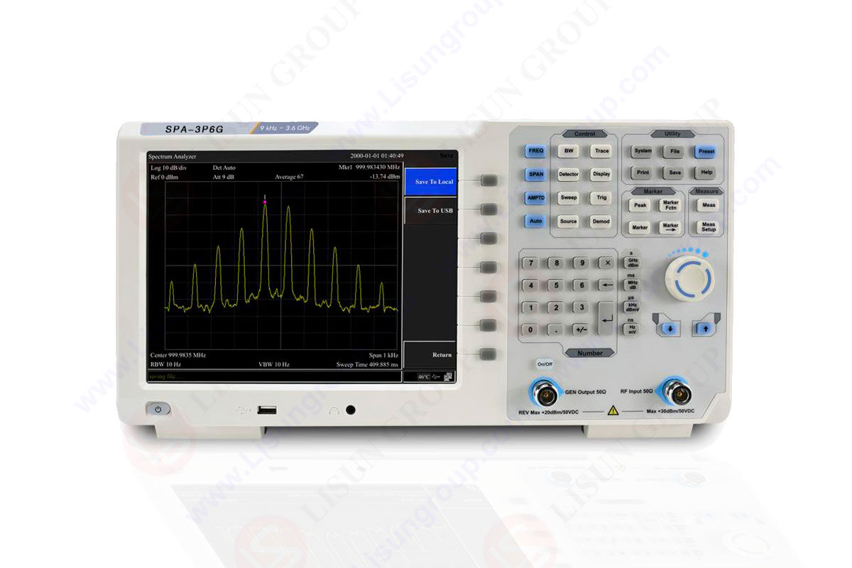 Spectral Analyzer: A Comprehensive Study on Frequency Spectrum Analysis with LISUN SPA-3P6G Spectrum Analyzer