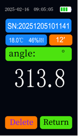 Pavement Marking Retroreflectometer | Marking Line Reticle Retroreflective Tester