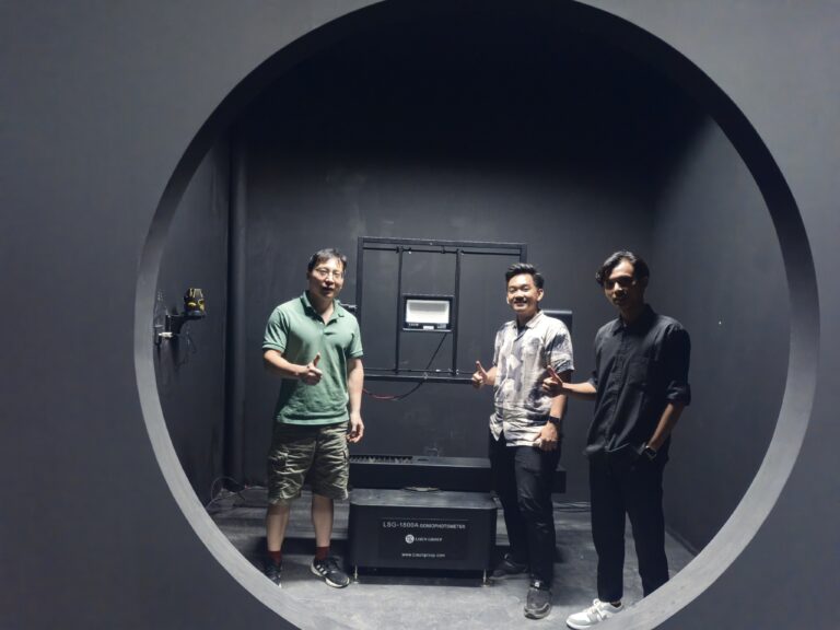 Indonesia – LISUN Engineer Successfully Installed LSG-1800ACCD High Precision Rotation Luminaire Goniospectroradiometer image