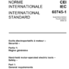 EN 60745-1:2003 Hand-held motor-operated electric tools -Safety -Part 1:General requirements
