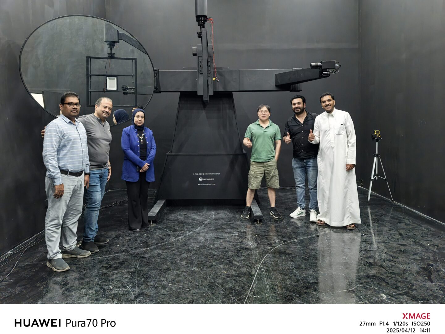 Saudi Arabia – LISUN engineer successfully installed High Precision Spectroradiometer Integrating Sphere System and LM-79 Moving Detector Goniophotometer