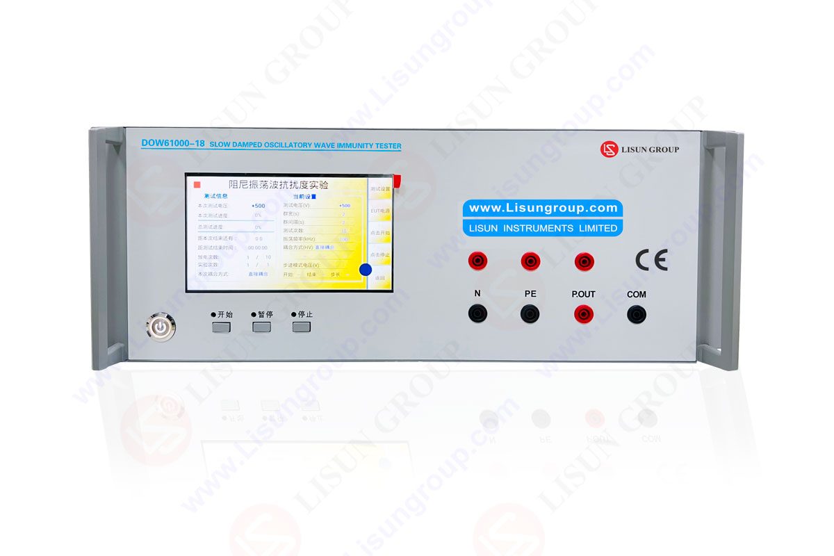 Analysis of Damped Oscillatory Wave Generators Based on IEC 61000-4-18 Slow and Fast Damped Oscillatory Wave: A Case Study of LISUN DOW61000-18 Series