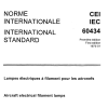 IEC 60434:1973 Aircraft electrical filement lamps