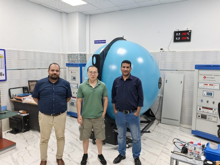 Egypt – Successfully Installed LISUN LSG-6000 LM-79 Moving Detector Goniophotometer (Mirror Type C) and LPCE-2(LMS-9000) High Precision Spectroradiometer Integrating Sphere System image