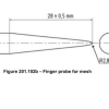 IEC 80601-2-89 Figure 201.102b Finger Probe for Mesh