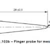 IEC 80601-2-89 Figure 201.103b Finger Probe for Mesh