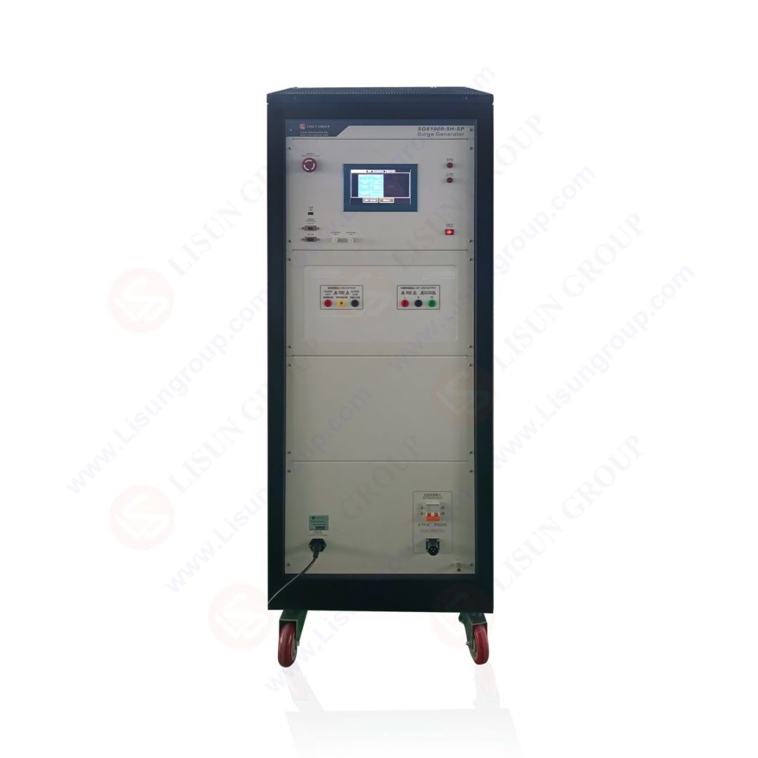 IEC 61000-4-5 과도 내성 시험을 위한 버스트 서지 발생기 작동