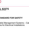 UL 62275:2025 STANDARD FOR SAFETY Cable Management Systems – Cable Ties for Electrical Installations