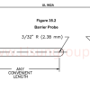 UL 962A:2023 Figure 35.2 Mounting Hole Barrier Probe