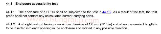 UL 962A:2023 Clause 44