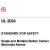 UL 2034:2024 Single and Multiple Station Carbon Monoxide Alarms11