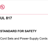 UL 817:2025 Cord Sets and Power-Supply Cords