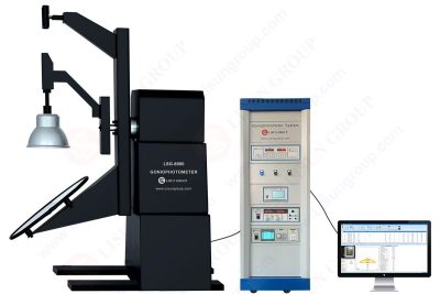 Instrument that measures light intensity for Automatic 3D Luminous Intensity Distribution Curve Test